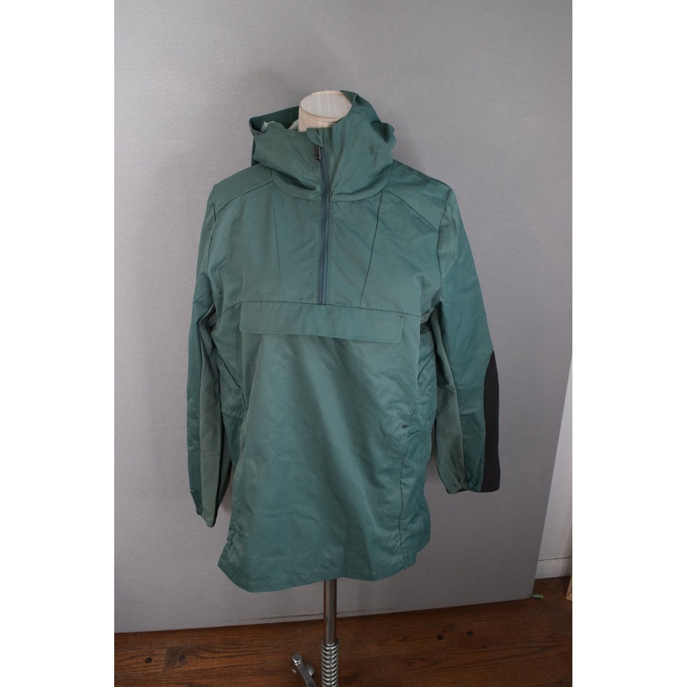 Kari Traa Voss Anorak Jacket XS Green Half Zip Hooded Windbreaker Women Outdoor